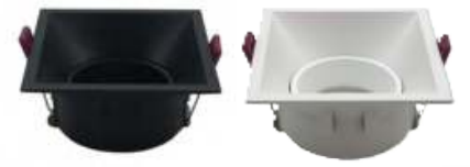 TL-FRAME 15 SQUARE Square LED Frame 90x45mm Compatible with 75mm Cutout, Engineered for Consistent Light Output and Long-Term Durability in Offices and Homes